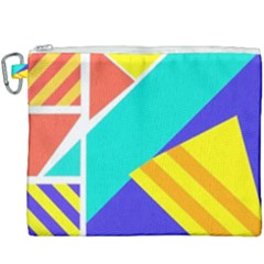 Geometric  Design 04 Canvas Cosmetic Bag (xxxl)