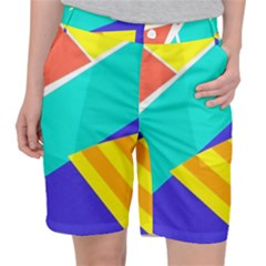 Geometric  Design 04 Women s Pocket Shorts