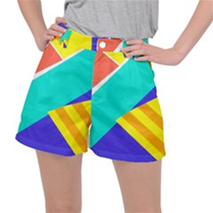 Geometric  Design 04 Women s Ripstop Shorts