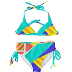 Geometric  Design 04 Kids  Classic Bikini Set