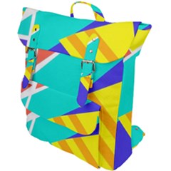 Geometric  Design 04 Buckle Up Backpack