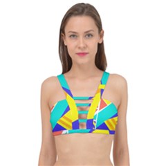 Geometric  Design 04 Cage Up Bikini Top by myclothy