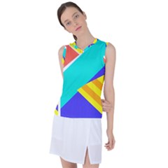 Geometric  Design 04 Women s Sleeveless Sports Top