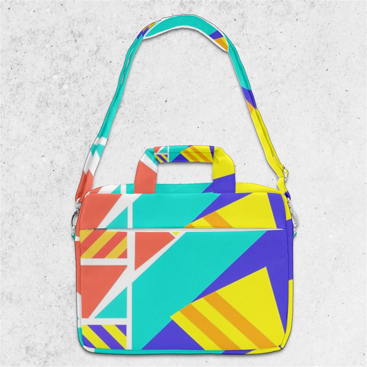 Geometric  Design 04 MacBook Pro 13  Shoulder Laptop Bag 