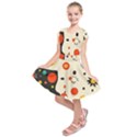 Geometric Design Kids  Short Sleeve Dress View1