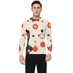 Geometric Design Men s Long Sleeve Rash Guard