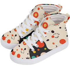 Geometric Design Kids  Hi-top Skate Sneakers