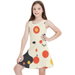 Geometric Design Kids  Lightweight Sleeveless Dress