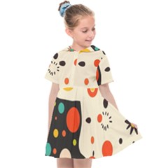 Geometric Design Kids  Sailor Dress