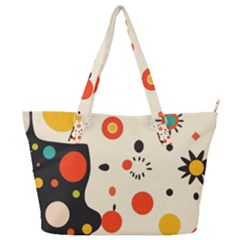 Geometric Design Full Print Shoulder Bag