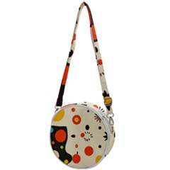 Geometric Design Crossbody Circle Bag by myclothy