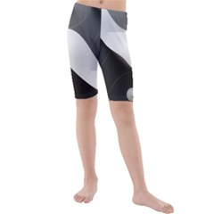 Geometric Design O6 Kids  Mid Length Swim Shorts