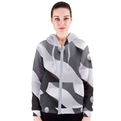 Geometric Design O6 Women s Zipper Hoodie by myclothy