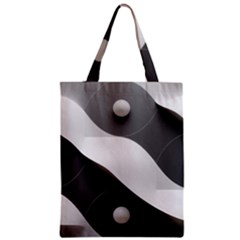 Geometric Design O6 Zipper Classic Tote Bag