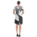 Geometric Design o6 Short Sleeve V-neck Flare Dress View2