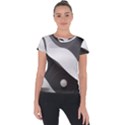 Geometric Design o6 Short Sleeve Sports Top  View1