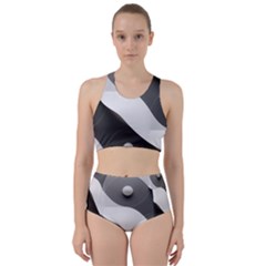 Geometric Design O6 Racer Back Bikini Set