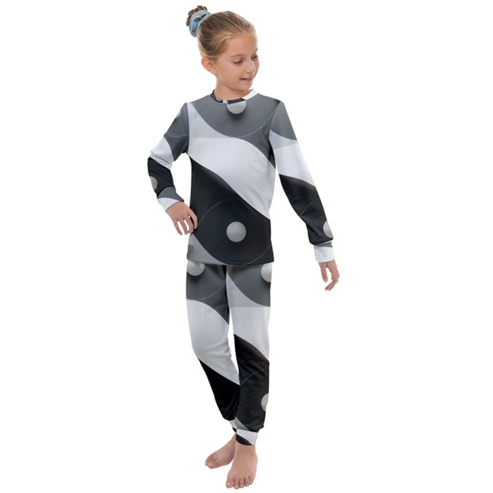 Geometric Design o6 Kids  Long Sleeve Set 