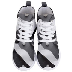 Geometric Design O6 Women s Lightweight High Top Sneakers