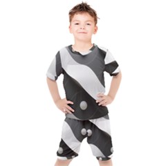 Geometric Design O6 Kids  T-shirt And Shorts Set