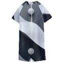 Geometric Design o6 Kids  Boyleg Half Suit Swimwear View2