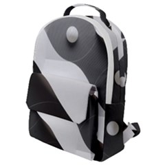 Geometric Design O6 Flap Pocket Backpack (small) by myclothy