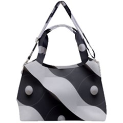 Geometric Design O6 Double Compartment Shoulder Bag