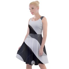 Geometric Design O6 Knee Length Skater Dress