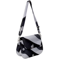 Geometric Design O6 Saddle Handbag