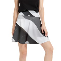 Geometric Design O6 Waistband Skirt