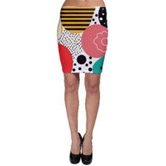 Geometric Design 07 Bodycon Skirt