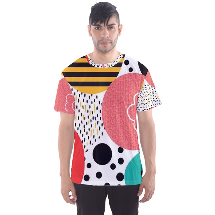 Geometric Design 07 Men s Sport Mesh T-Shirt