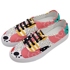 Geometric Design 07 Women s Classic Low Top Sneakers by myclothy