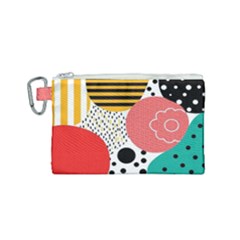 Geometric Design 07 Canvas Cosmetic Bag (small)