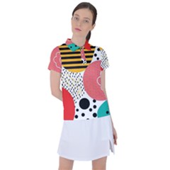 Geometric Design 07 Women s Polo T-shirt