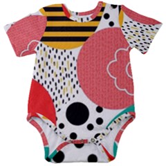 Geometric Design 07 Baby Short Sleeve Bodysuit