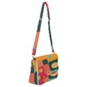 Geometric Design 08 Shoulder Bag with Back Zipper View1