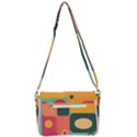 Geometric Design 08 Shoulder Bag with Back Zipper View3