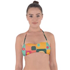 Geometric Design 08 Tie Back Bikini Top