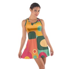 Geometric Design 08 Cotton Racerback Dress