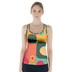 Geometric Design 08 Racer Back Sports Top