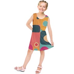 Geometric Design 08 Kids  Tunic Dress