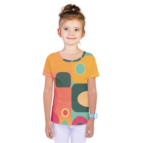 Geometric Design 08 Kids  One Piece T-shirt by myclothy