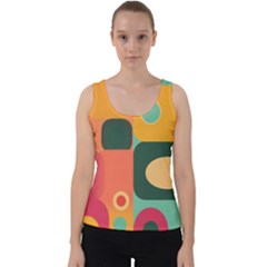 Geometric Design 08 Velvet Tank Top