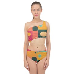 Geometric Design 08 Spliced Up Two Piece Swimsuit