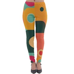 Geometric Design 08 Lightweight Velour Leggings