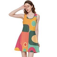 Geometric Design 08 Inside Out Racerback Dress