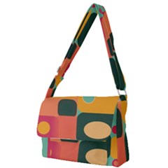 Geometric Design 08 Full Print Messenger Bag (s) by myclothy