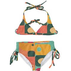 Geometric Design 08 Kids  Classic Bikini Set