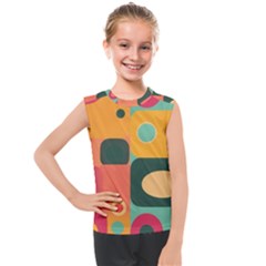 Geometric Design 08 Kids  Mesh Tank Top